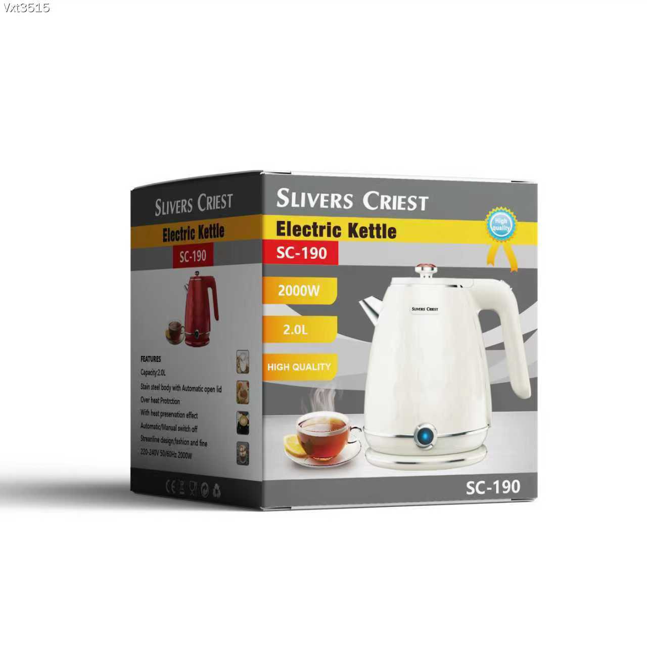 ELECTRIC KETTLE
Model No: SC-190