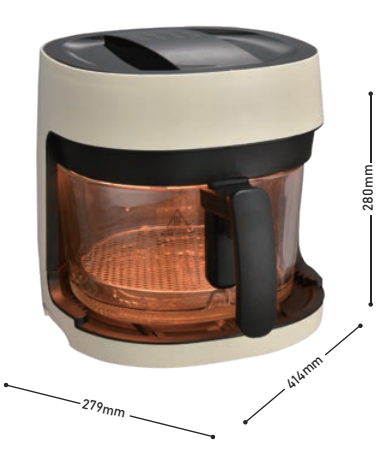 Glass Air Fryer