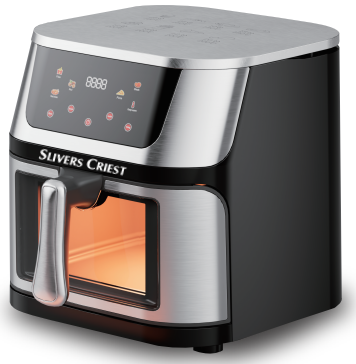 13.5L air fryer
(LCD touch screen + viewing window)