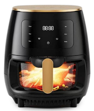 6L air fryer
(LCD touch screen + viewing window))